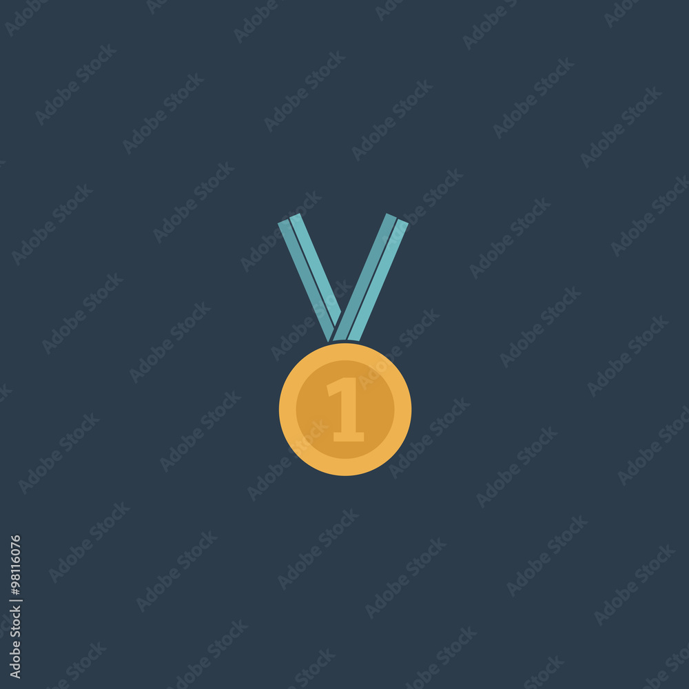 award medal icon with ribbon. vector eps10 award medal icon with ribbon. vector eps10