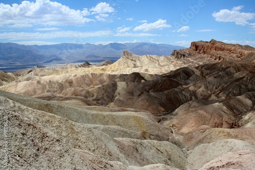 Desert hills that look like moon land