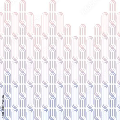 Vector seamless horizontal pattern. Modern stylish texture. Repeating geometric shapes in pastel colors.