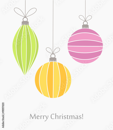 Christmas baubles ornaments