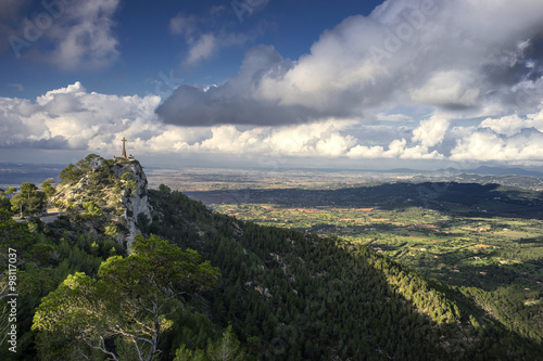 puig de san salvador in majorca