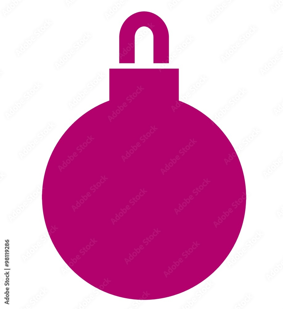 Boule de Noël rose Boule de Noël rose