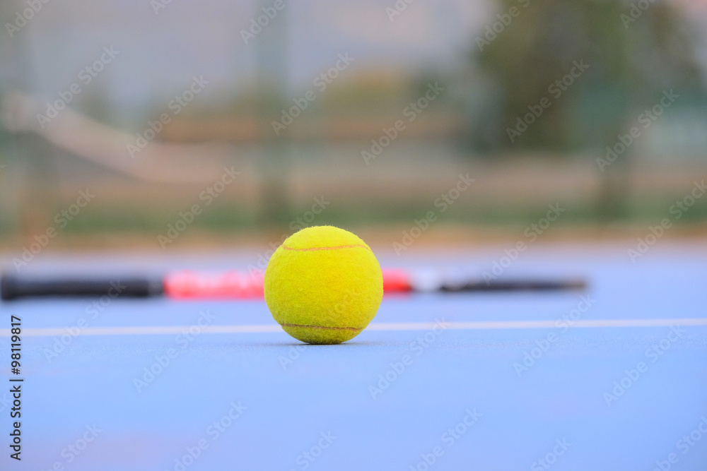 The image of tennis ball