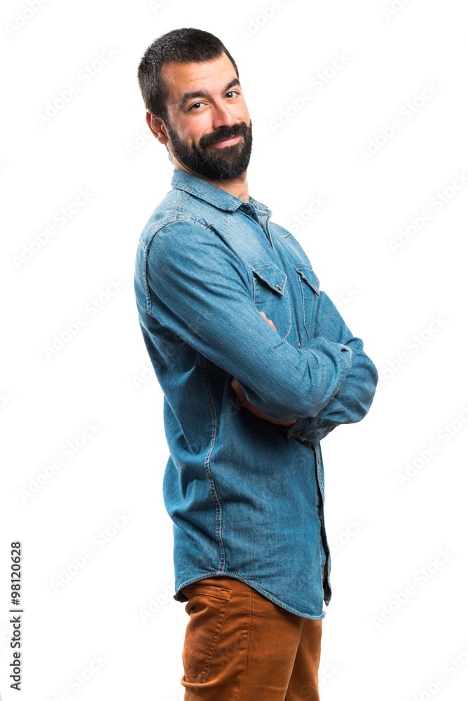 Man with his arms crossed Man with his arms crossed