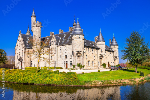 beautiful castles of Belgium -Marnix, Bornem photo