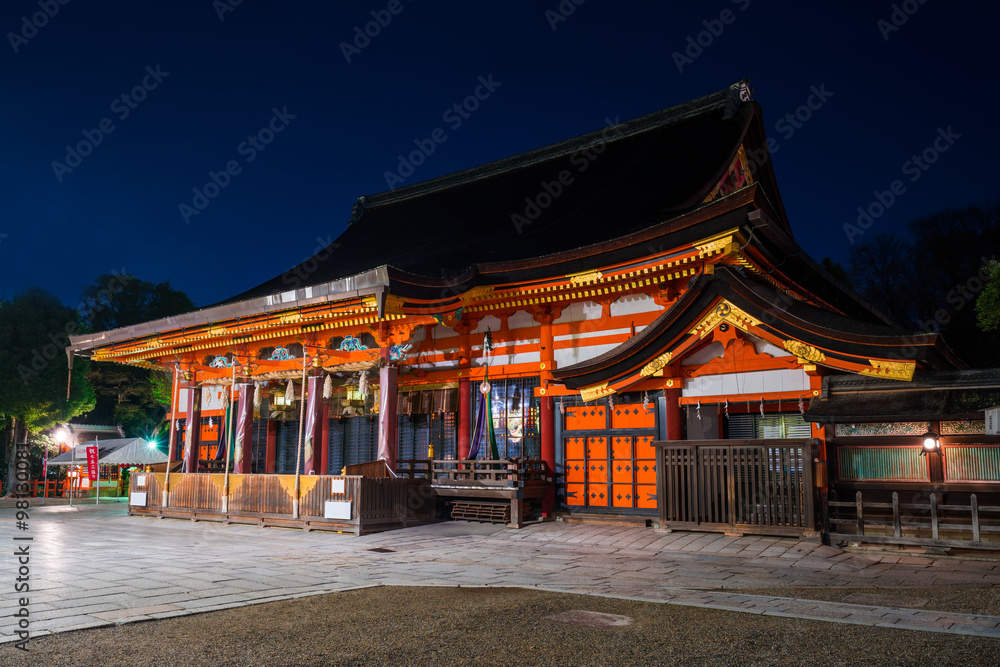 京都　八坂神社　夜景