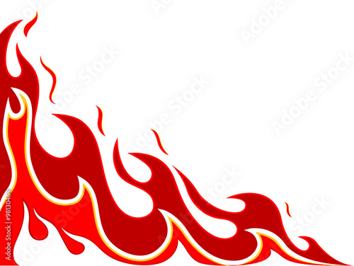 Fire tattoo