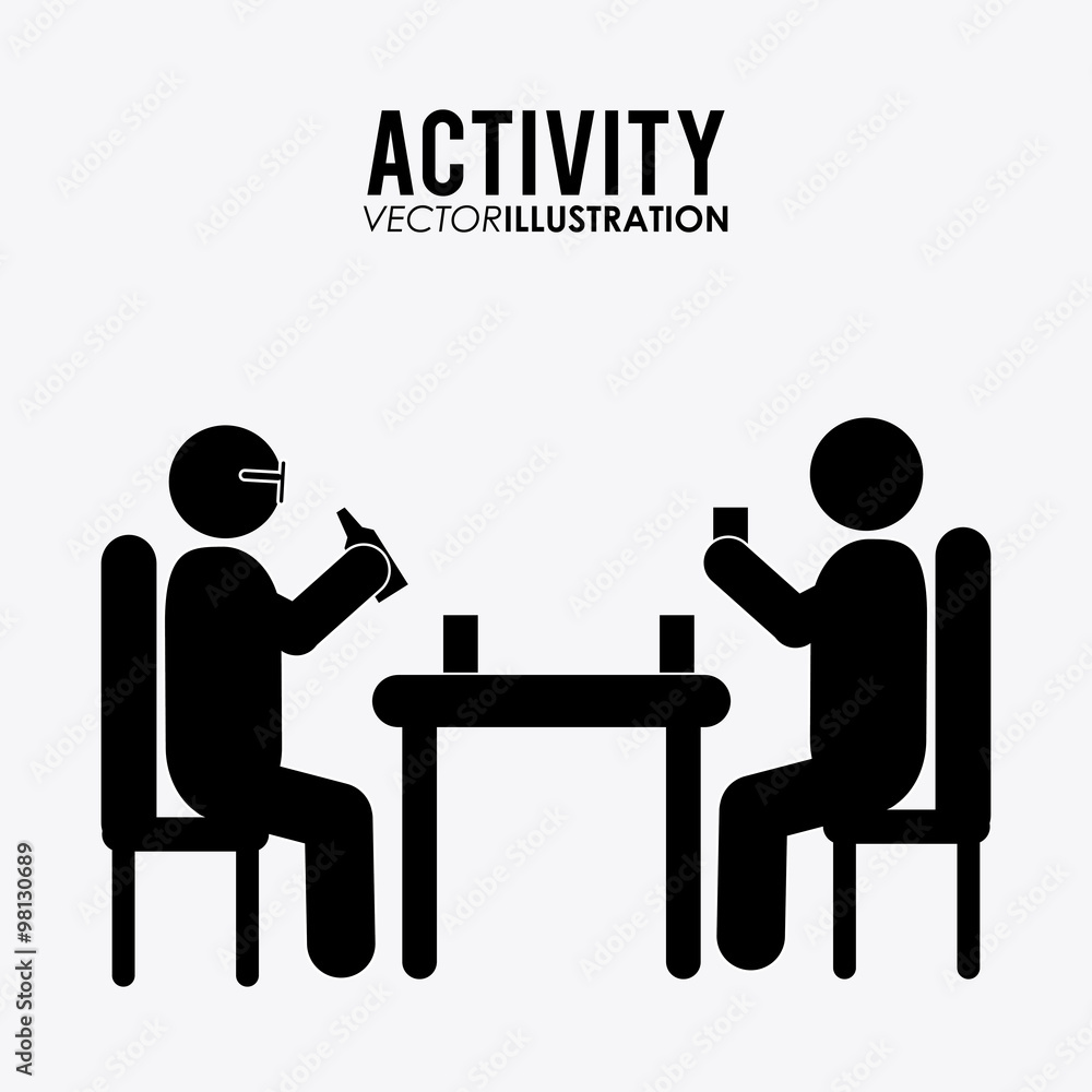 Activity icon design 
