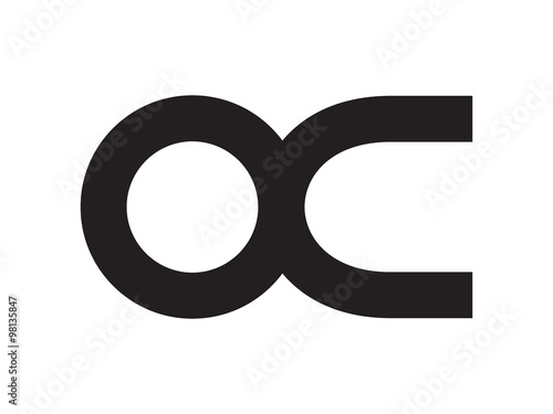 OC Letter Identity Monogram Logo