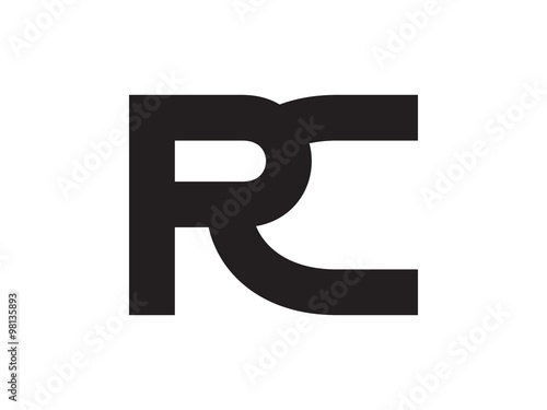 RC Letter Identity Monogram Logo