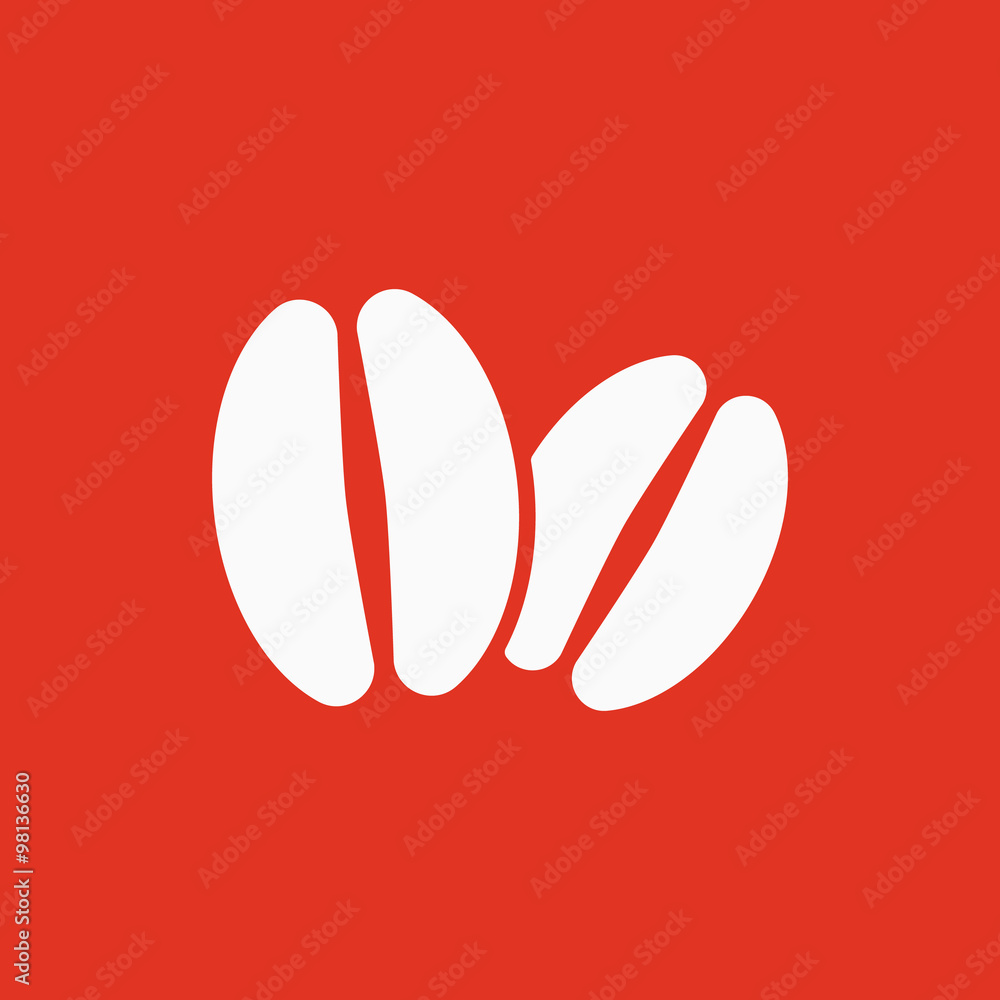 Obraz premium The coffee icon. Coffee symbol. Flat