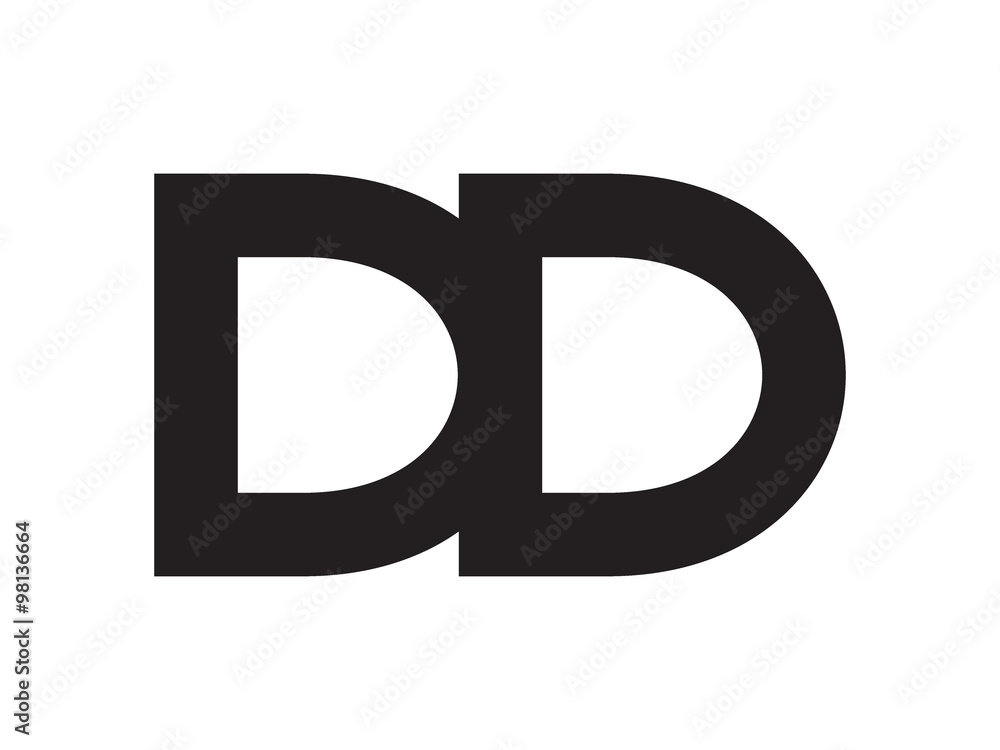 DD Letter Identity Monogram Logo DD Letter Identity Monogram Logo