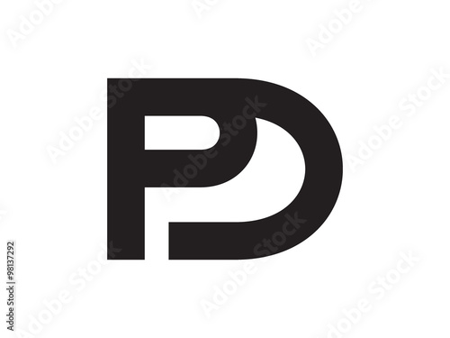 PD Letter Identity Monogram Logo