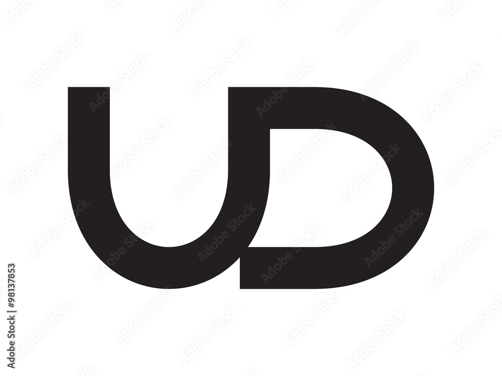 UD Letter Identity Monogram Logo UD Letter Identity Monogram Logo