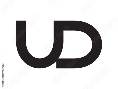 UD Letter Identity Monogram Logo