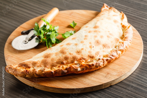Foto calzone pizza