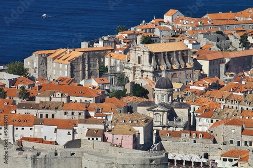 Red roofs of old Dubrovnik, Croatia
