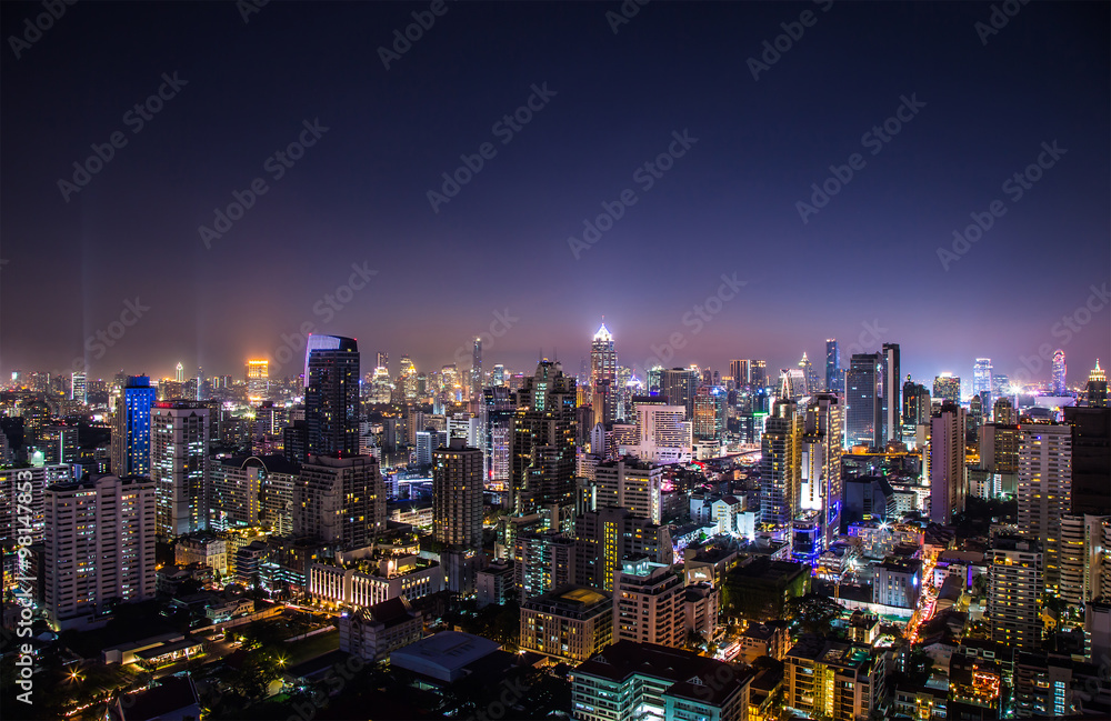 cityscape view in the night