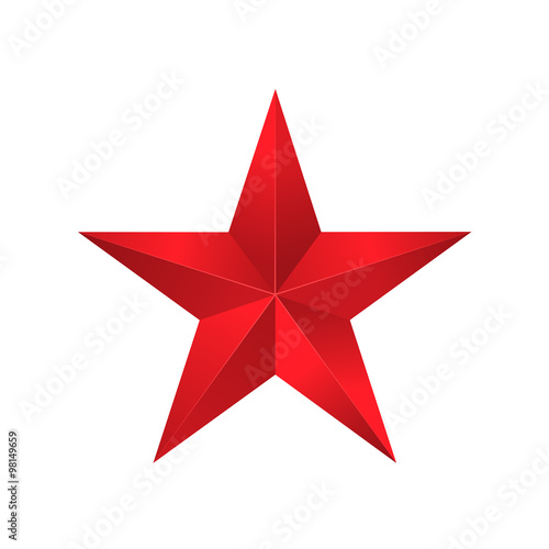 Red star sign