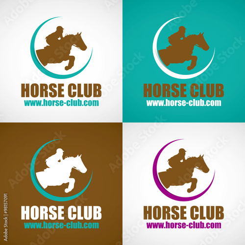 logo cheval équitation