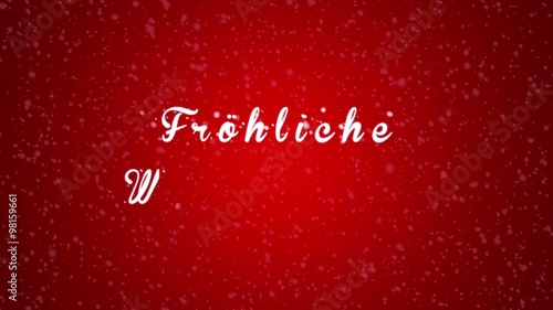 Fröhliche Weihnachten Schreibschrift 