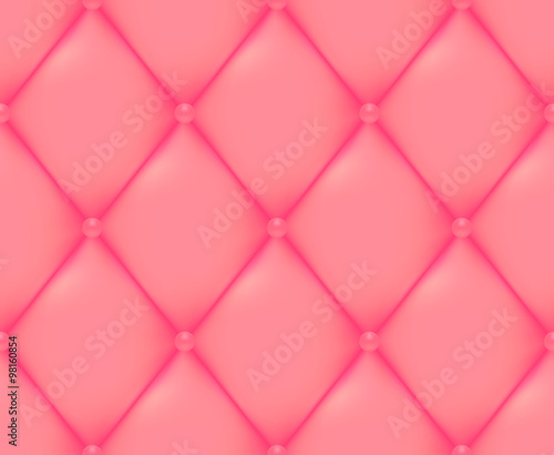 Pink Quilted Seamless Vector Pattern