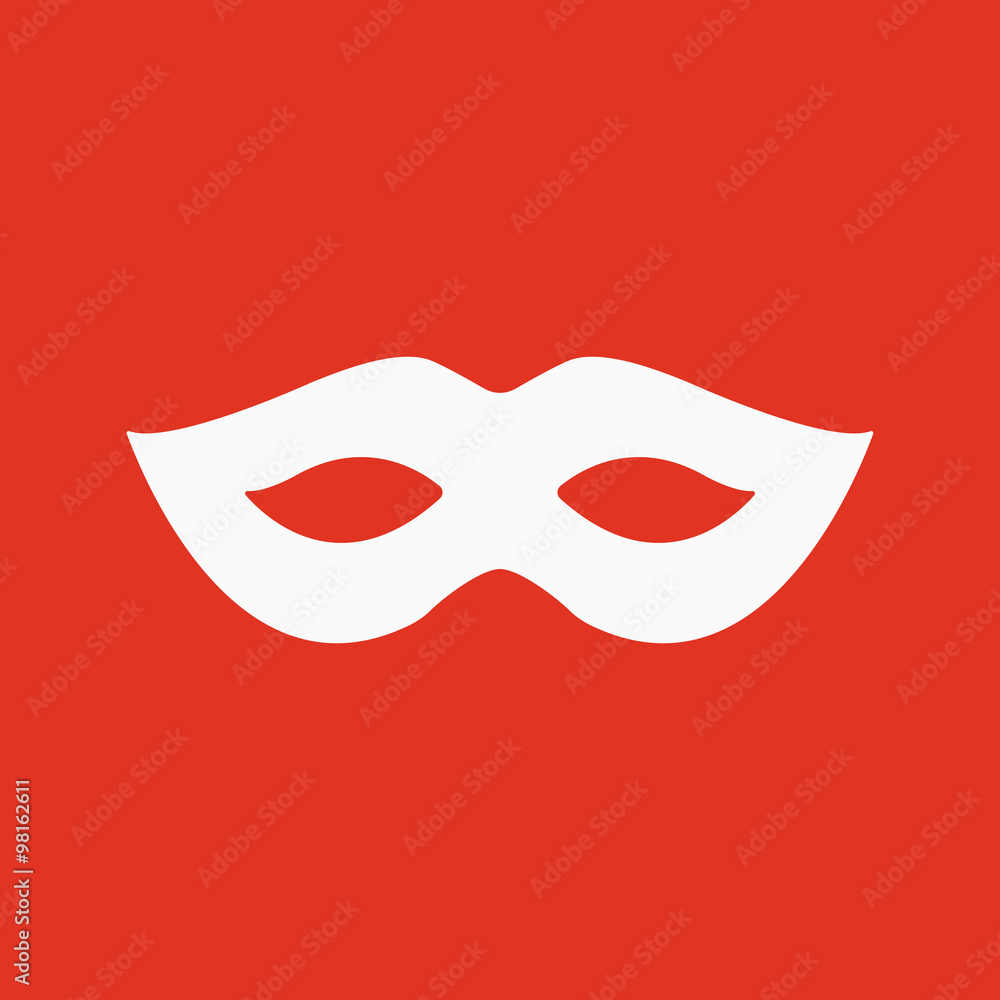 The festive mask icon. The festive mask icon.