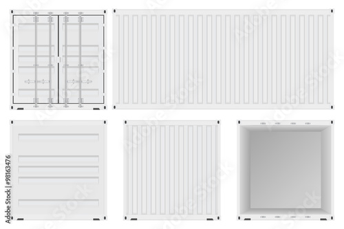 Shipping container. 