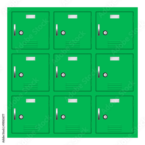 Deposit locker. 