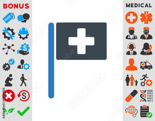 Hospital Flag Icon