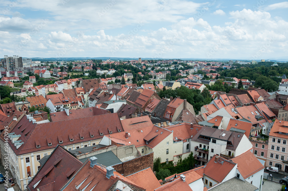 Goerlitz old town, from above