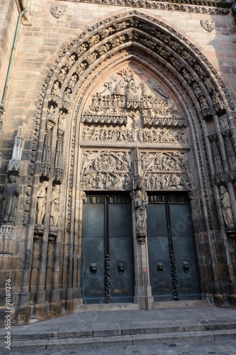 Wallpaper Mural historische Altstadt von Nürnberg, Oberfranken, Bayern, Deutsch Torontodigital.ca