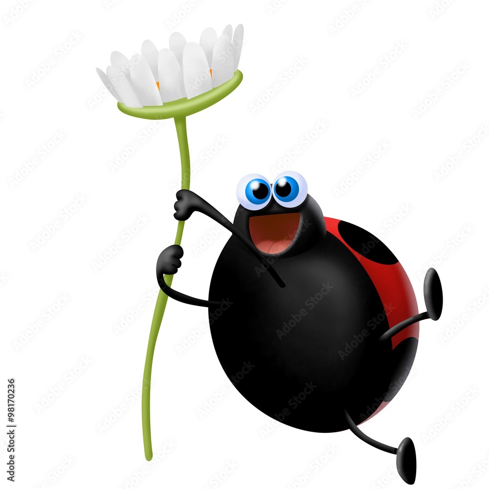 Naklejka premium coccinella