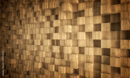 wood geometric background