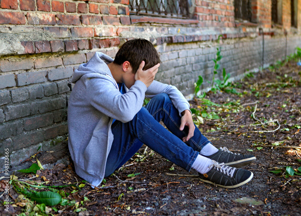 Sad Young Man outdoor Sad Young Man outdoor