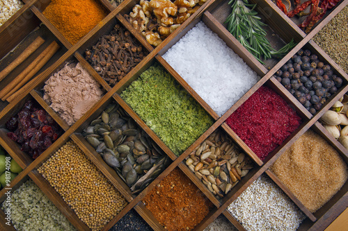 Various spices © mahony