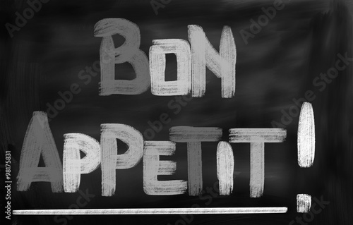 Bon Appetit Concept photo