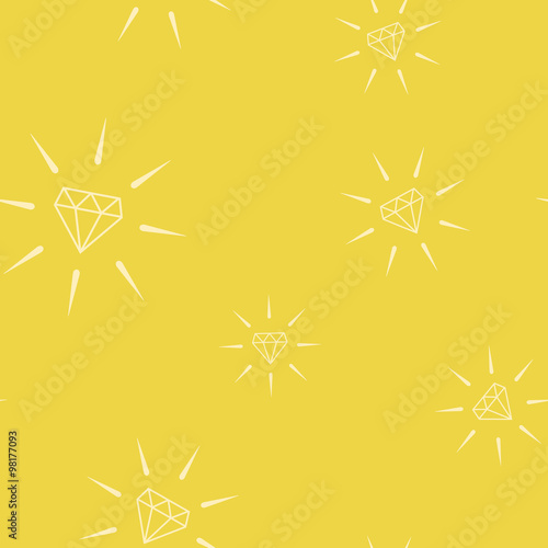 Seamless pattern with diamond for your design