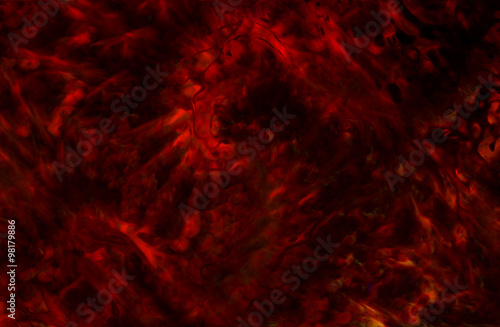 Abstract ardent background and red structure