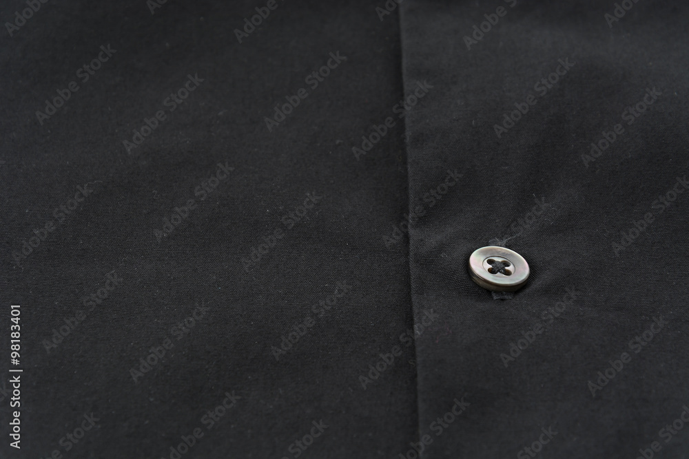 Close up button on shirt