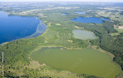 Aerial view of lakes © Mariusz Świtulski