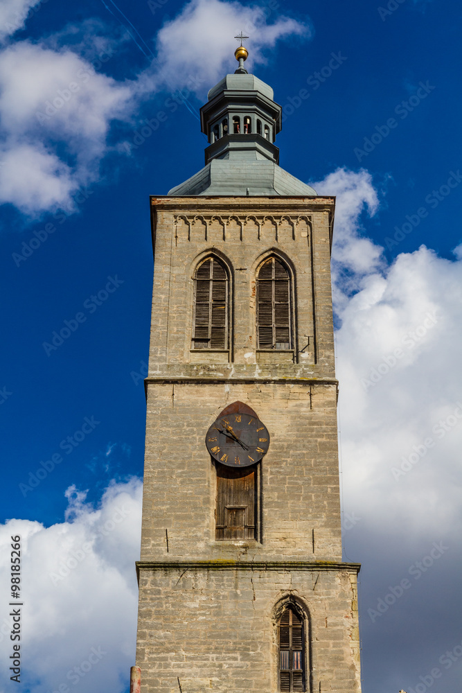 The Tower Of Saint James Church-Kutna Hora