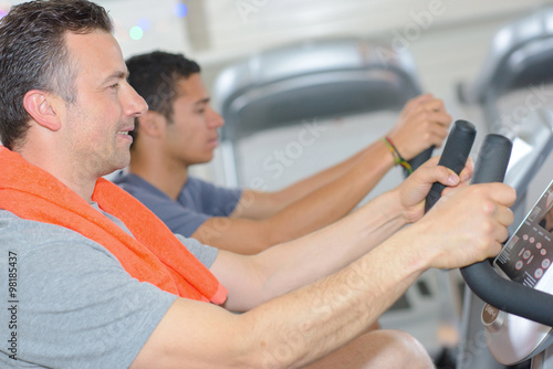 two men at the gym