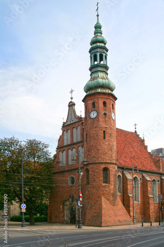 The Church of the Poor Clares dedicated to Assumption of the Blessed Virgin Mary. Bydgoszcz, Poland.
