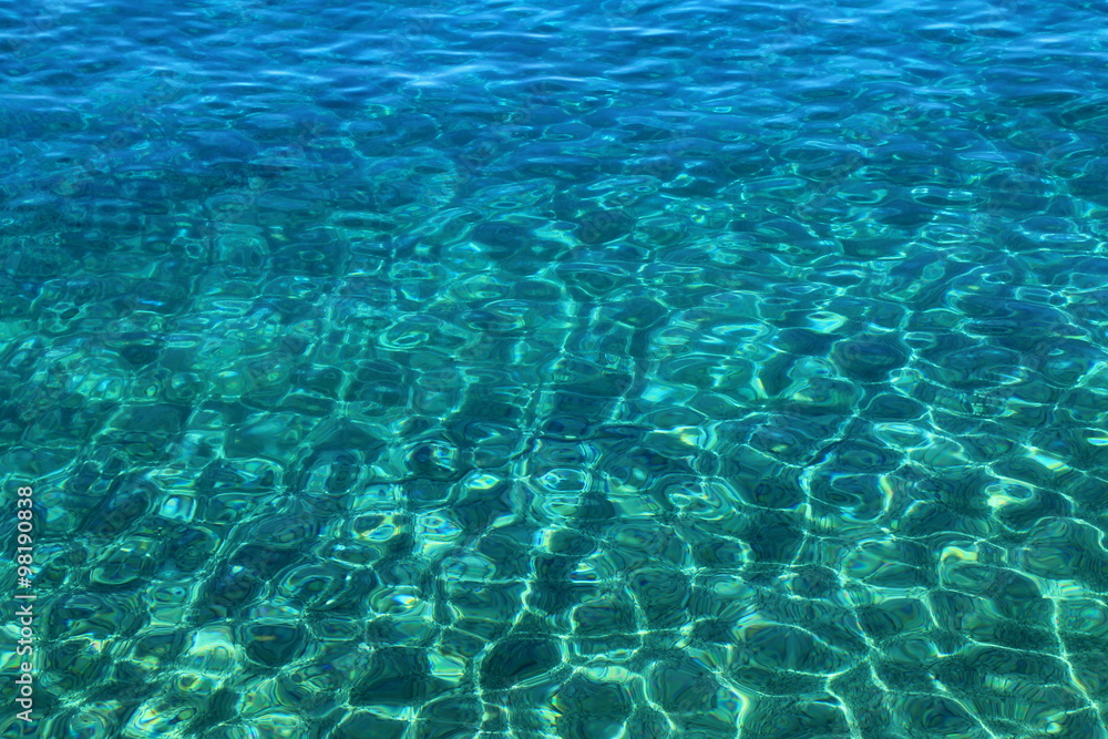 Obraz premium Adriatic sea background in Brela , Croatia moments