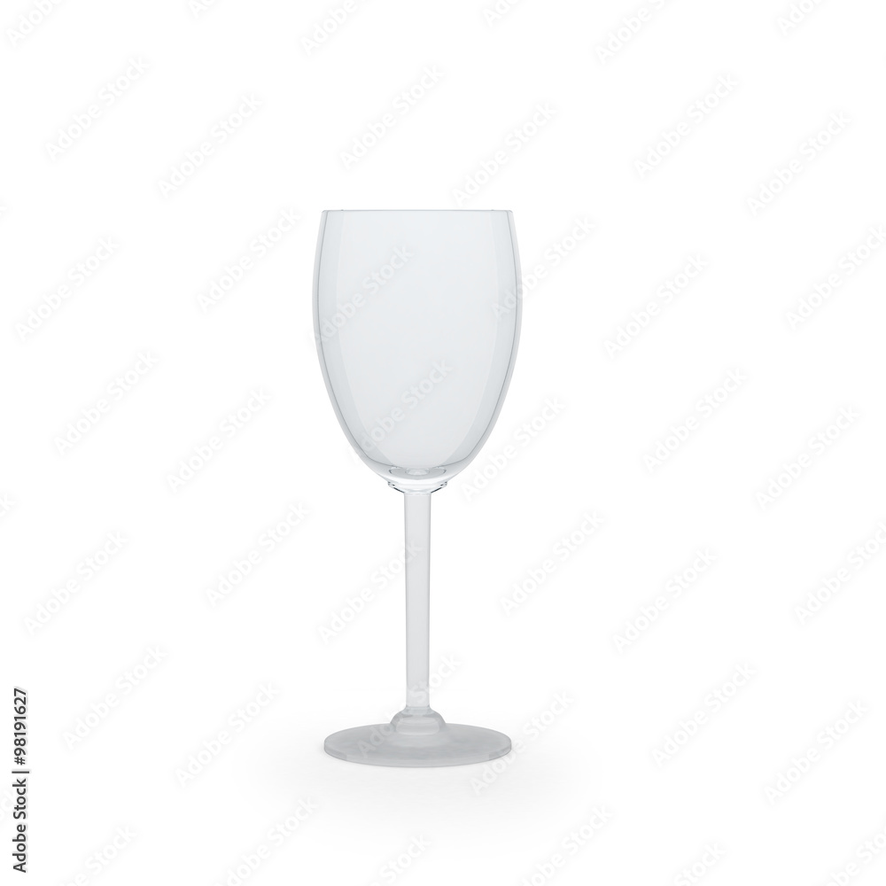 glass isolated on a white background glass isolated on a white background