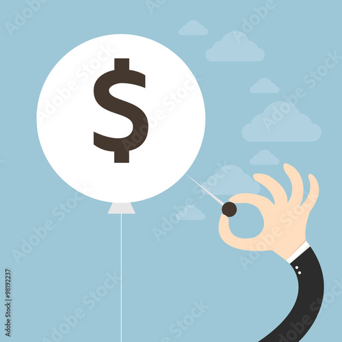 Financial Crisis Concept