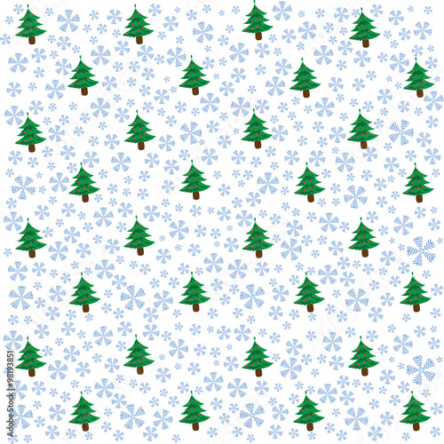 wallpaper snowflake and Christmas green