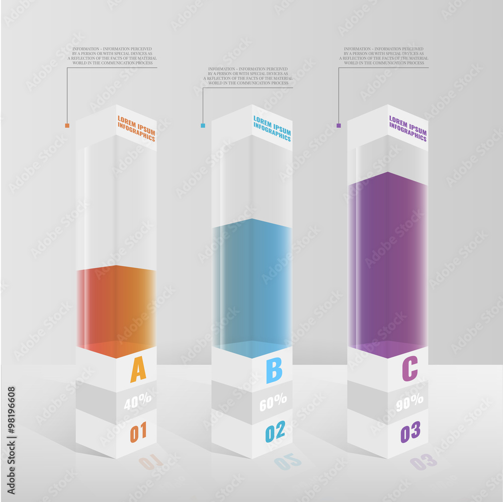 Infographics elements, illustration isometric style Infographics elements, illustration isometric style