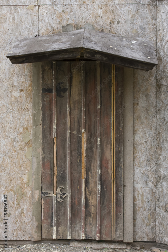 Old door in the wall.